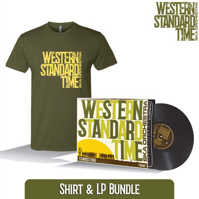 Tombstone T-shirt and Vinyl Bundle